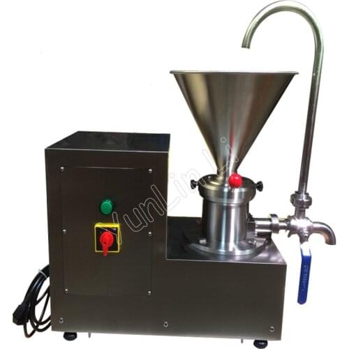 Sesame Processing Machine 2.2KW Split Small Stainless Steel Colloid Mill Refiner Frinding Peanut Butter Machine JMS60