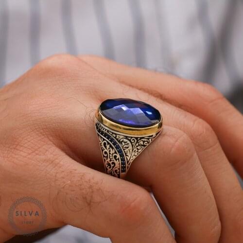Agate Aqeeq 925 silver mens ring. Mens jewelry stamped with silver stamp 925 All sizes are available
