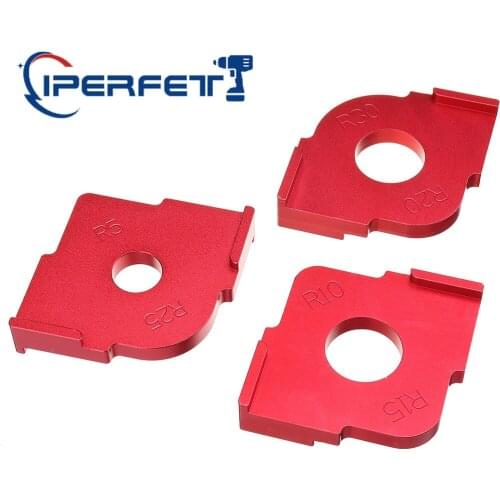 3pcs Wood Panel Radius Quick-Jig Router Table Bits Engraving Machine Trimmer Jig Corner Templates Kit