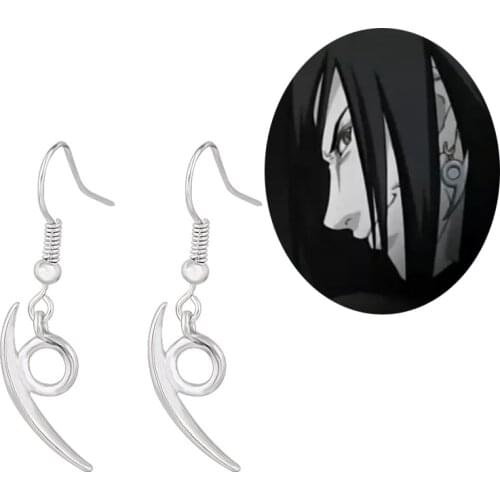 New Arrival Handmade Anime Earring Jewelry Cartoon Orochimaru Cosplay Pendant Ear Trinket Accessory Party Eardrop Gifts