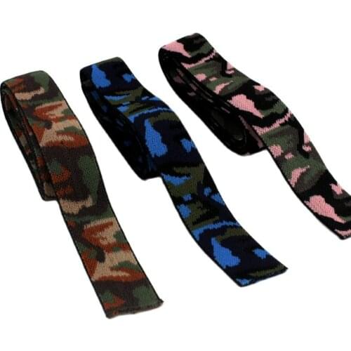 New style Fashion Camouflage pattern high quality durable pants skirt belt sewing clothing accessories elastic Exquisite belt