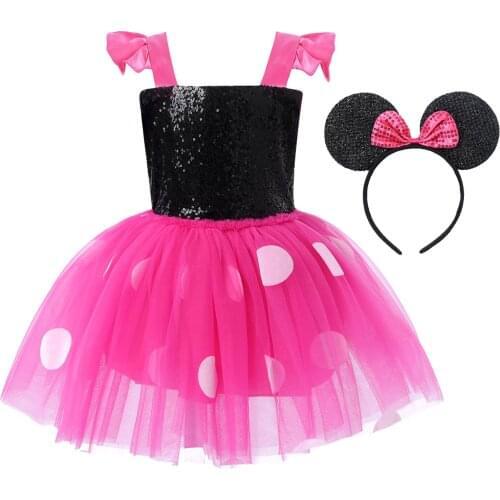 2-8T Kids Girls Cosplay Costume Dresses Birthday Party Cosplay Dress Up Kid Baby Girls Princess Roleplay Themed Party Clothes