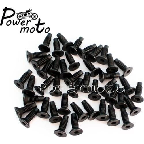 Motorcycle Complete Fairing Bolt Kit Windshield Frame Door Gate Mounting Screw Nut For Jeep Wrangler 44pcs Torx Screws 1976-2006