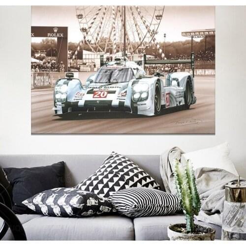 Le Mans 24 Hours Rally Championship poster print on canvas Nordic wall art pictures for living room home decoration frameless
