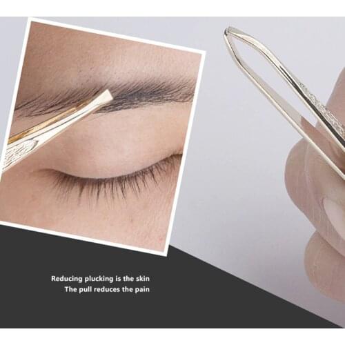 Makeup Professional Eyelash Tweezers 3D Volume Eyelash Extension Tweezer Fan Lash Eyebrow Tweezers Excellent Closure Wholesale