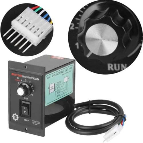 400W AC 220V Motor Speed Pinpoint Regulator Controller Forward & Backward 50/60hz 90-1400r/min 50HZ 90-1700r/min 60HZ