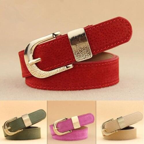 New Fashion Women Leather belt Luxury design Elegant Waistband for women jeans Metal pin buckle Belts Female Accessories