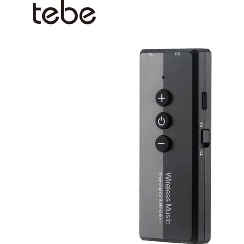Tebe Wireless Audio Bluetooth 5.0 Adapter Transmitter Receiver with 3.5mm Aux Cable for TV Car Stereo Laptop Phone Headphones