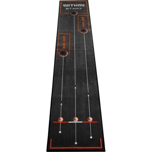 Convenient to Carry Simulated Golf Putting Practice Blanket for Personal Use