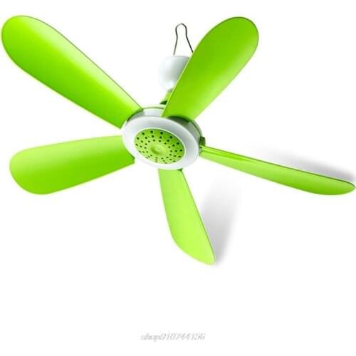 AC 220V 7W 5 Leaves Mini Silent Household Dormitory Bed Electric Hanging Fan Ceiling Fan Energy Saving Cooling Jy5 21 Dropship