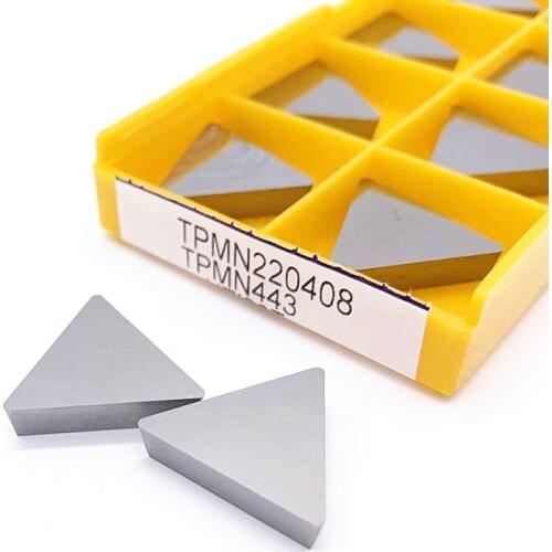 High quality Carbide Inserts TPMN220408 VP15TF TPMN220408 PM4225 CNC tool TPMN 220408 Face milling inserts metal lathe tools