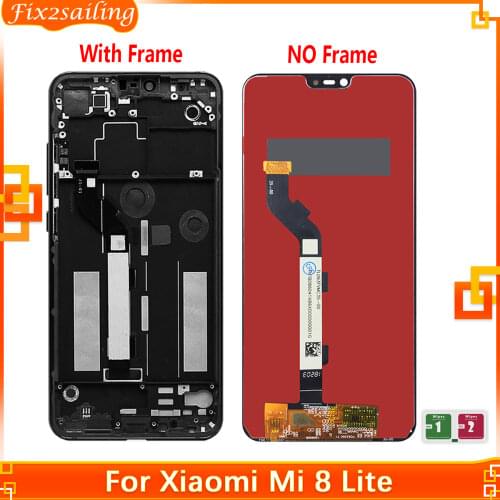 LCD Display For Xiaomi Mi 8 Lite Touch Screen Digitizer Assembly Replacement Display For Xiaomi Mi 8 lite mi 8 Youth mi 8x LCD