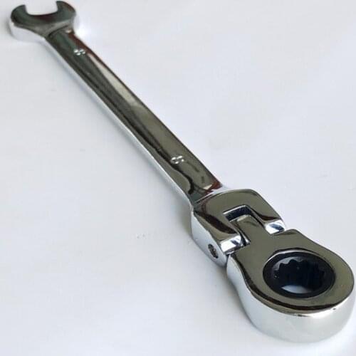 Free shipping of 1pc 6-13mm Crv steel made plum wrench&reversing ratchet wrench for home DIY general repair using