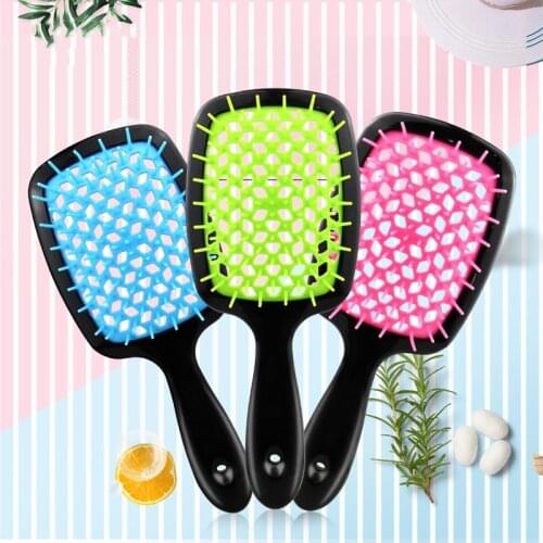1pcs Hair Massage Comb Professional Salon Hair Care Styling Tool Anti Tangle Anti-static Hairbrush Head Comb Hairdressing Tools
