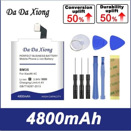 Da Da Xiong Battery BM35 4600mAh for Xiaomi MI 4C MI4C High Capacity High Quality Original Replacement Battery Retail Package