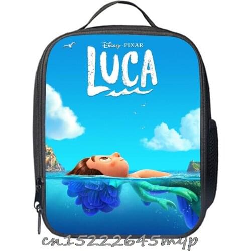 Kids New movie Luca Portable Lunch Bag School Lunch Tote Early Dinner Box for Students For Boys Gilrs School