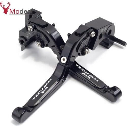 TECH MAX For YAMAHA X-MAX Xmax300 XMAX125 XMAX 125 300 Techmax Motorcycle Adjustable Folding Extendable Brake Clutch Lever