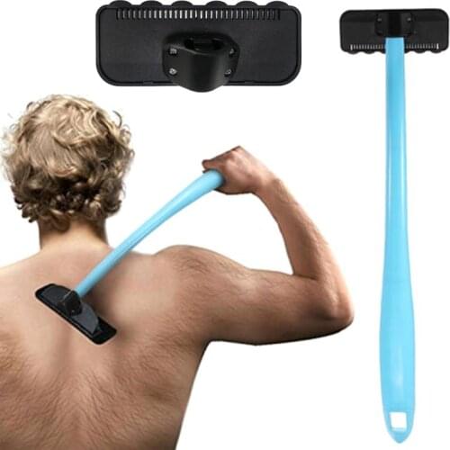 Men Manual Back Hair Shaver Head Blade Trimmer Body Leg Removal Razor