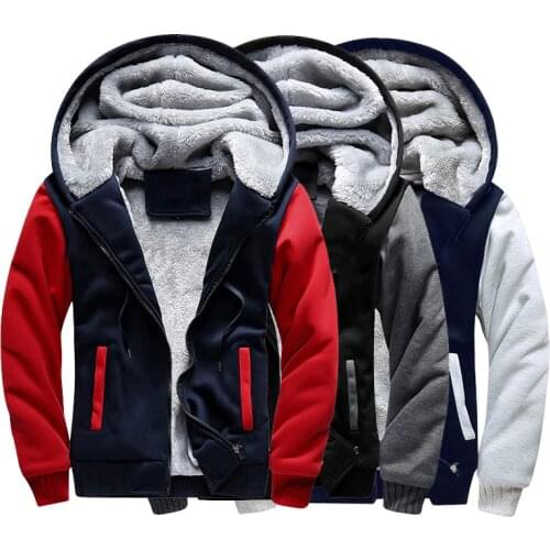 Winter men thick warm jackets Sweatshirt hooded fleece high street patchwork hoodies large size big 5XL cheap Low price coat