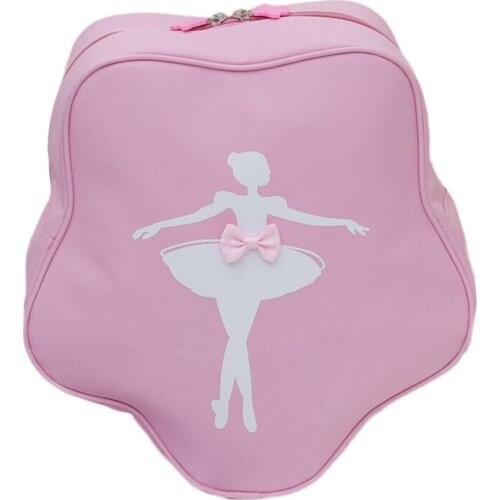 New Fashion Children Dance Bag Girls Princess Cute Ballet Dance Pink Backpack Care Package with bow-knot