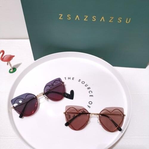 New trimming children polarized sunglasses heart-shaped box resin polarizer 20301 light child goggles