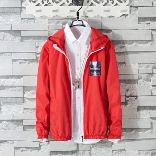 Neww Arrival Jacket Men Women Prints Fashion Casual Thin Findproof Trench Coat Unisex Windbreaker Jacket