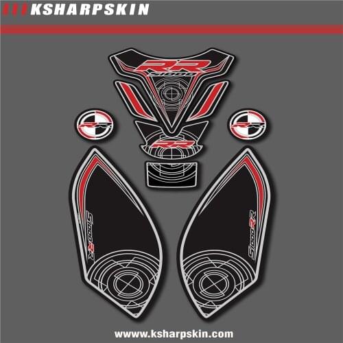 New Motorcycle Racing 3D Gel Accessories Fishbone Decoration Decal Protection Fuel Tank Side Sticker For BMW S1000RR s1000 rr