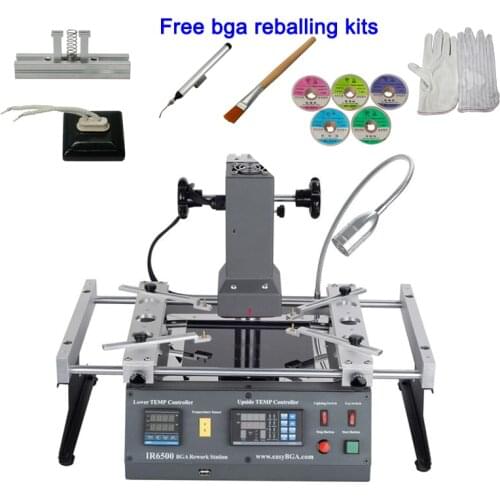 ACHI IR6500 Infrared BGA rework station SMD SMT desoldering Station with bga reballing kit for laptop game consoles xbox ps3