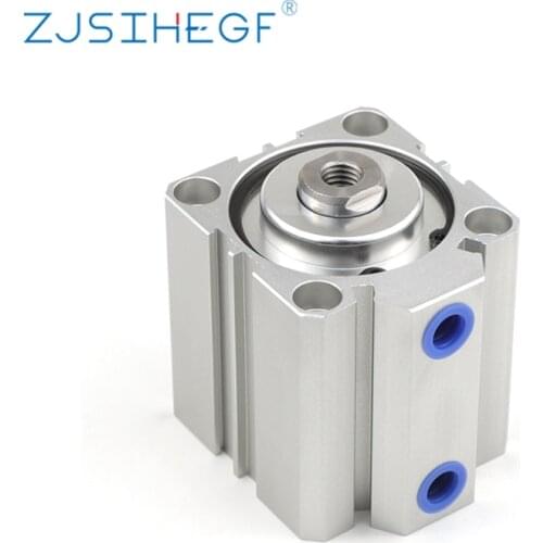 Air Pneumatic Cylinder Airtac Type SDA In The Spring 16 20 25 32 40 50 63mm Bore to 5 10 15 20 25 30 35 40 45 50 Stroke