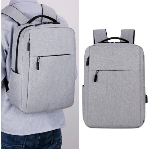 Korean Style Durable Anti Theft Laptop Backpack Travel Bookbag with USB Charging Port for Women Men College Students School Bags