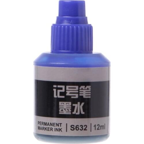 Drop Ship&Wholesale 12ml Waterproof Instantly Dry Graffiti Paint Pen Oil Ink Refill For Marker Pens Nov.8