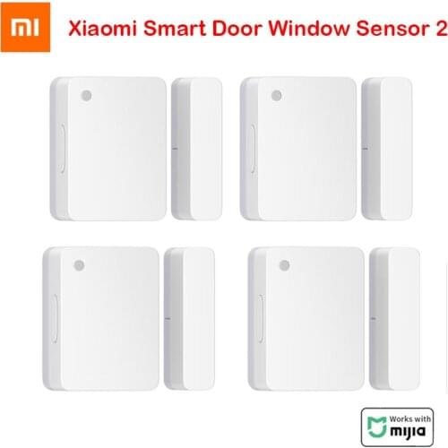 2020 Xiaomi Mijia Smart Door & Window Sensor 2 bluetooth 5.1 Light Detection Opening/Closing Records Overtime Unclosed Reminder