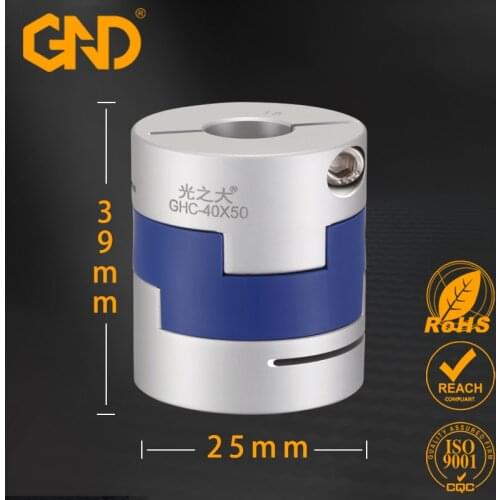 High Quality Oldham Type Motor Flexible Rubber Coupling D25 L39