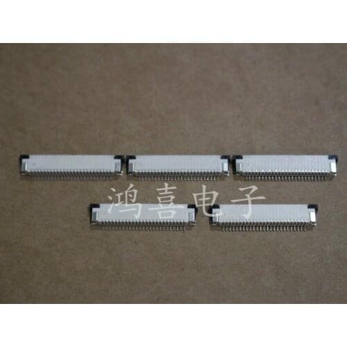 WZSM New FFC FPC connector 1.0mm pitch 24pin 24 pin FFC FPC connector socket Free Shipping