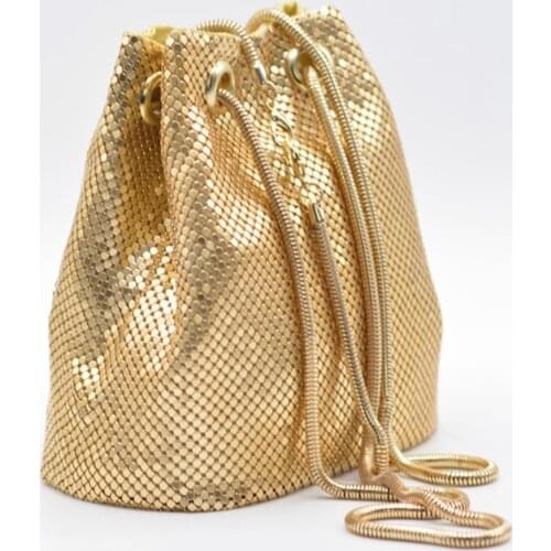 Sequins Handbags for Women Luxury Designer Shopper Wallet Fashion European and American Style Bucket Evening Bags Crossbody Bags