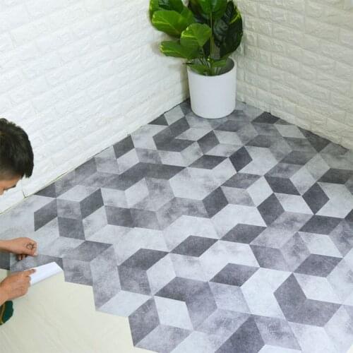 10pcs Retro Pattern Wall Stickers Matte Surface Tiles Sticker For Kitchen Bathroom Tables Floor Hard-wearing TV Sofa Wall Decals