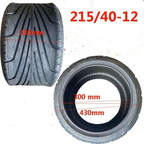 215/40-12 Tyre Front or Rear 12inch Electric Scooter Vacuum Tires For Harley Chinese Bike