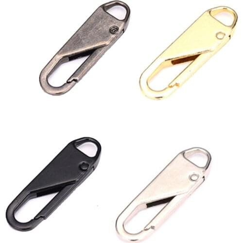 Universal Detachable Zipper Puller 4/8pcs Metal Zipper Repair Kit for Coat Bag General DIY Apparel Sewing & Fabric 3.7x1.1cm LB