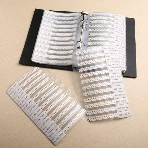4250pcs SMD Sample Book Chip Resistors SMT Assortment Kit Sample Book 170 Values 0805 1