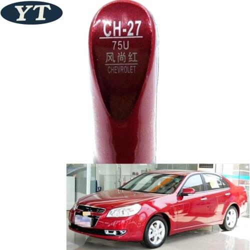 Car scratch repair pen, auto paint pen RED color for Chevrolet Cruze, SAIL,aveo,epica, trax,spark malibu,captiva