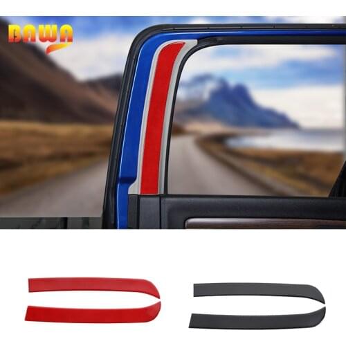 BAWA For Dodge Ram 1500 2010-2015 Interior Accessories rear window inner panel sticker Trim Interior Stickers