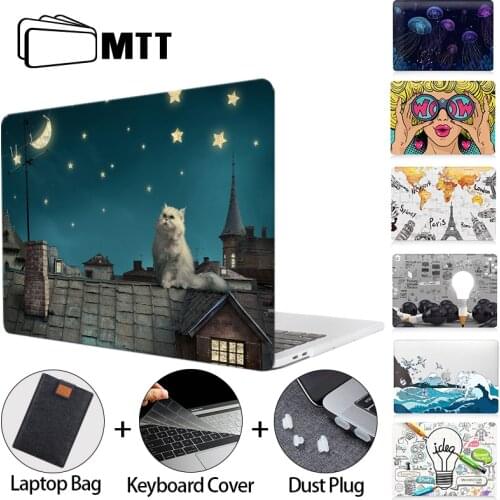 MTT Laptop Case Cover For Apple Macbook Air Pro Retina 11 12 13 15 16 inch Touch Bar Model A1534 A1706 A1932 A2159 A2141 Funda