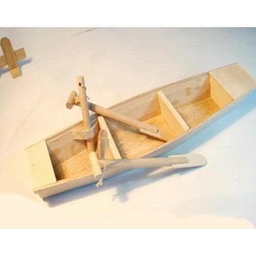 Handmade Chinese Ancient Tool Wood Crafts Plain Sailing wood Boat Model Wooden Mascot Decorative craft/Best gift Choice