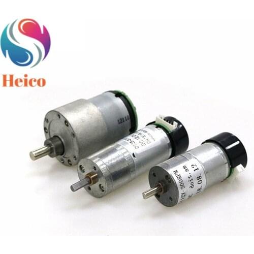 DC Speed Reducer Motor 9V-12V 4/5mm Shaft High Torque Motor With Code Wheel for RC Tank Car Chassis Parts