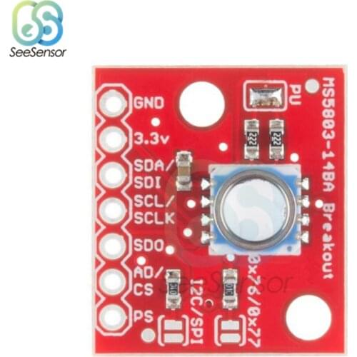 GY-MS5803-14BA MS5803 14BA High Precision Fluid Liquid Gas Voltage Sensor Module Waterproof I2C/SPI Pressure Height Sensor Board