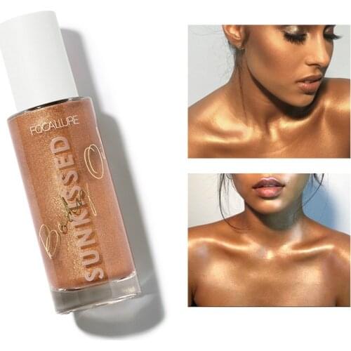 Body Highlighter Brightening Oil Summer Island Creates Glossy Skin Long-lasting Brightening Brightening Oil