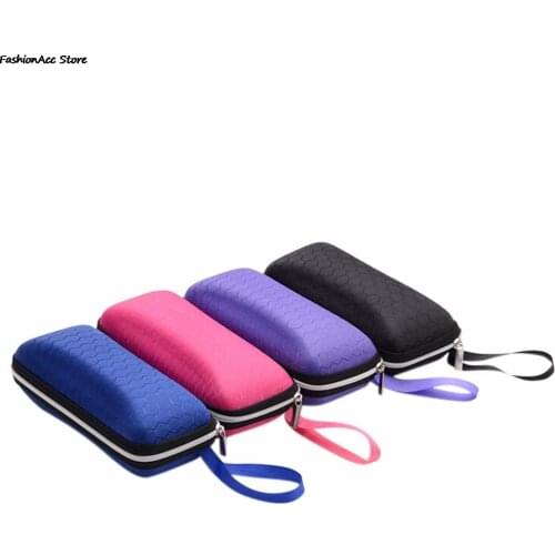 HOT sun glasses case eyeglasses box zipper sunglasses case box eyewear Square glasses Holder