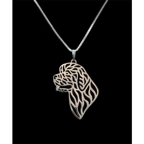Lovely Hollow Pet Pendant Newfoundland Necklace for women cute charm christmas gift fashion pretty jewelry popular