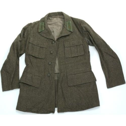 Mens slim jacket coat jacket wool Swedish soldier military army military