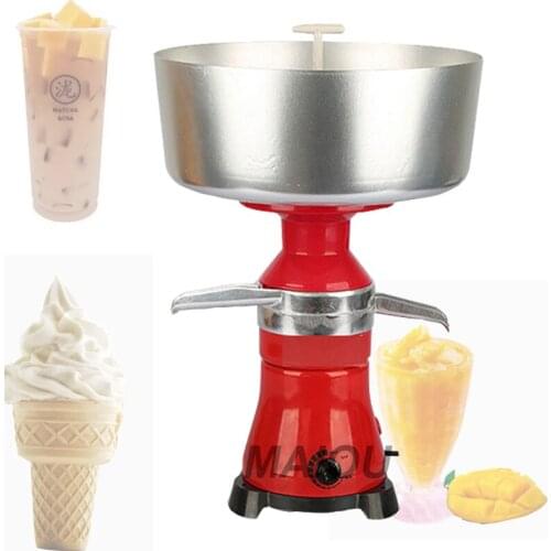 Milk Separator Aluminum Alloy Cream Separator Milk Separating Machine for Home Dairy